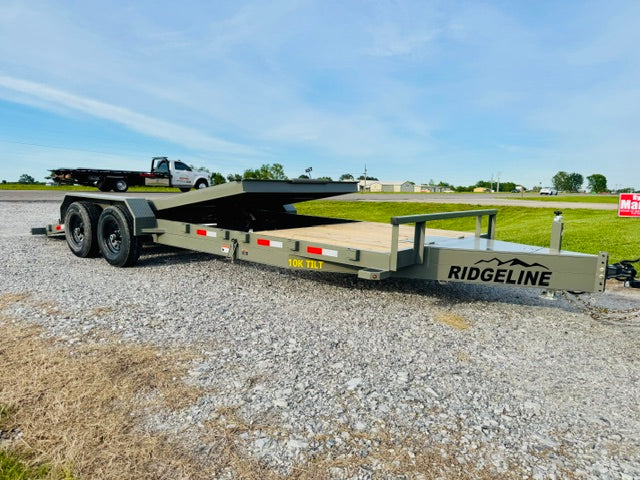2026 Ridgeline 82x22 10K Tilt Trailer #0682