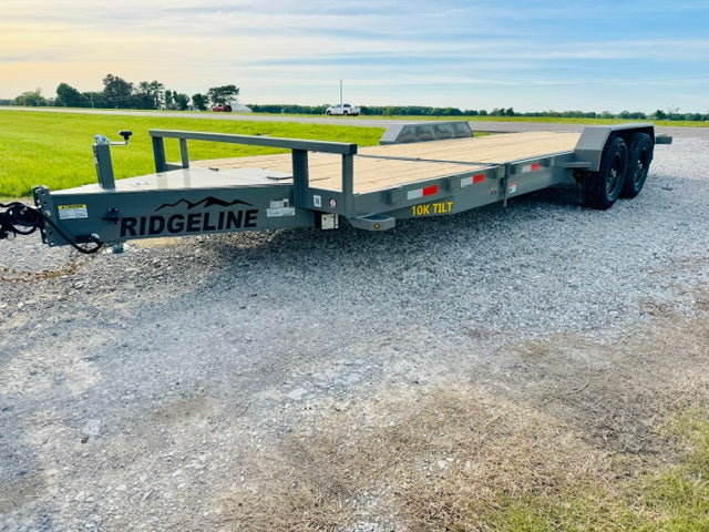 2026 Ridgeline 82x22 10K Tilt Trailer #0682